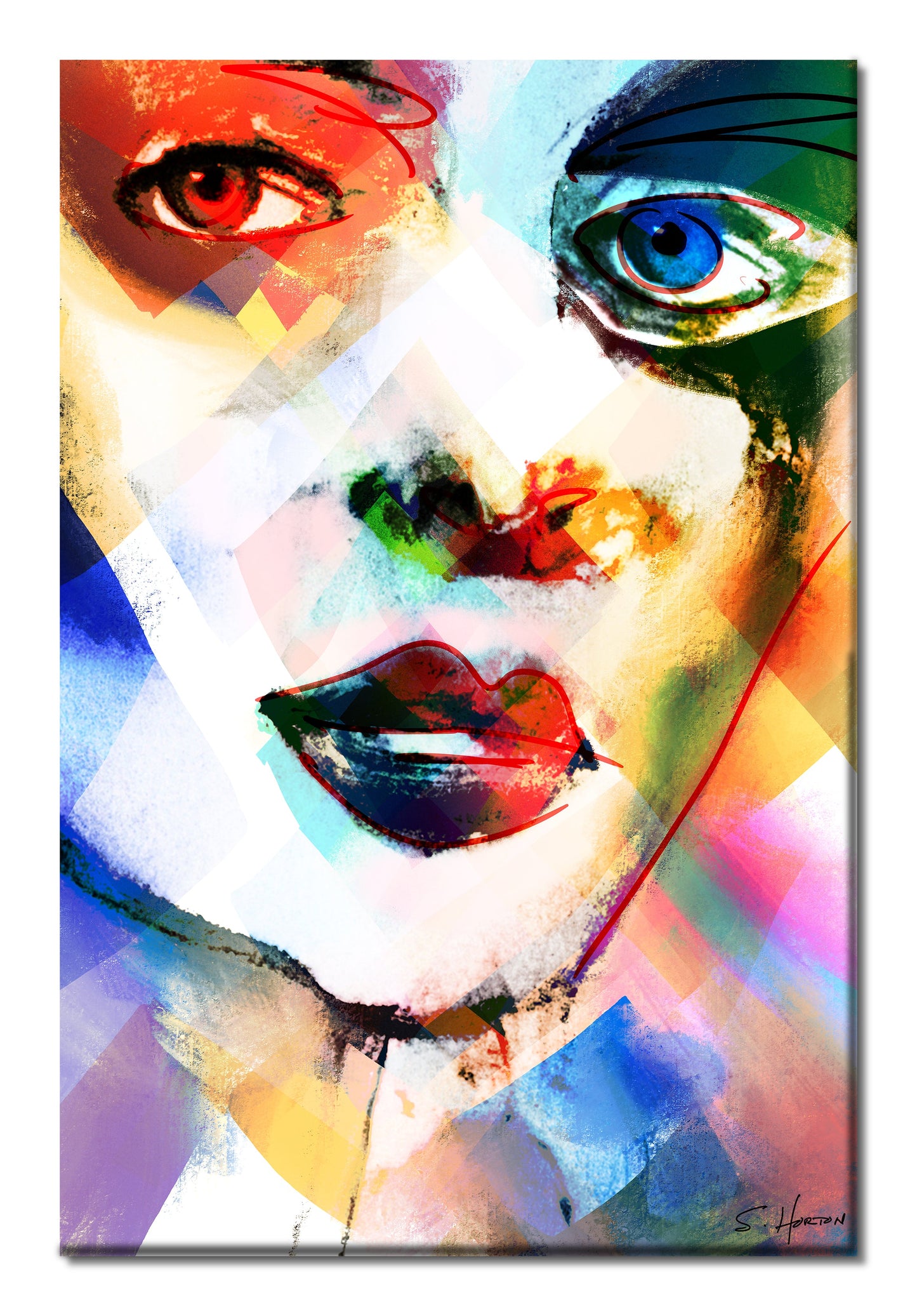 "Ziggy Stardust", Digital Art, Giclée on Canvas with Signature, High Quality Image, 24"x36" or 40"x60", Limited Edition of 50