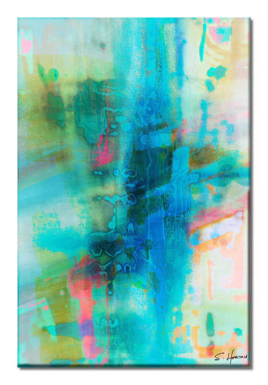 "City Centric" 017, Digital Art, Giclée on Canvas with Signature, High Quality Image, 24"x36" or 40"x60", Limited Edition of 50