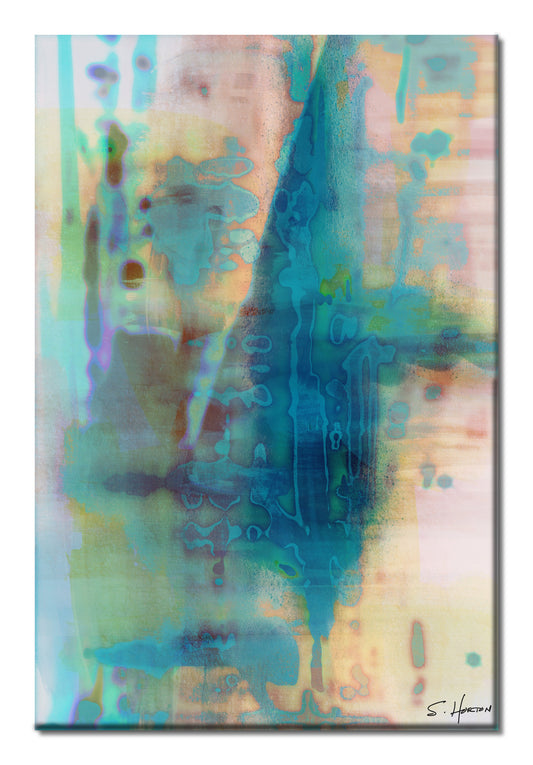 "City Centric" 005, Abstract, Digital Art, Giclée on Canvas with Signature, High Quality Image, 24"x36" or 40"x60", Limited Edition of 50