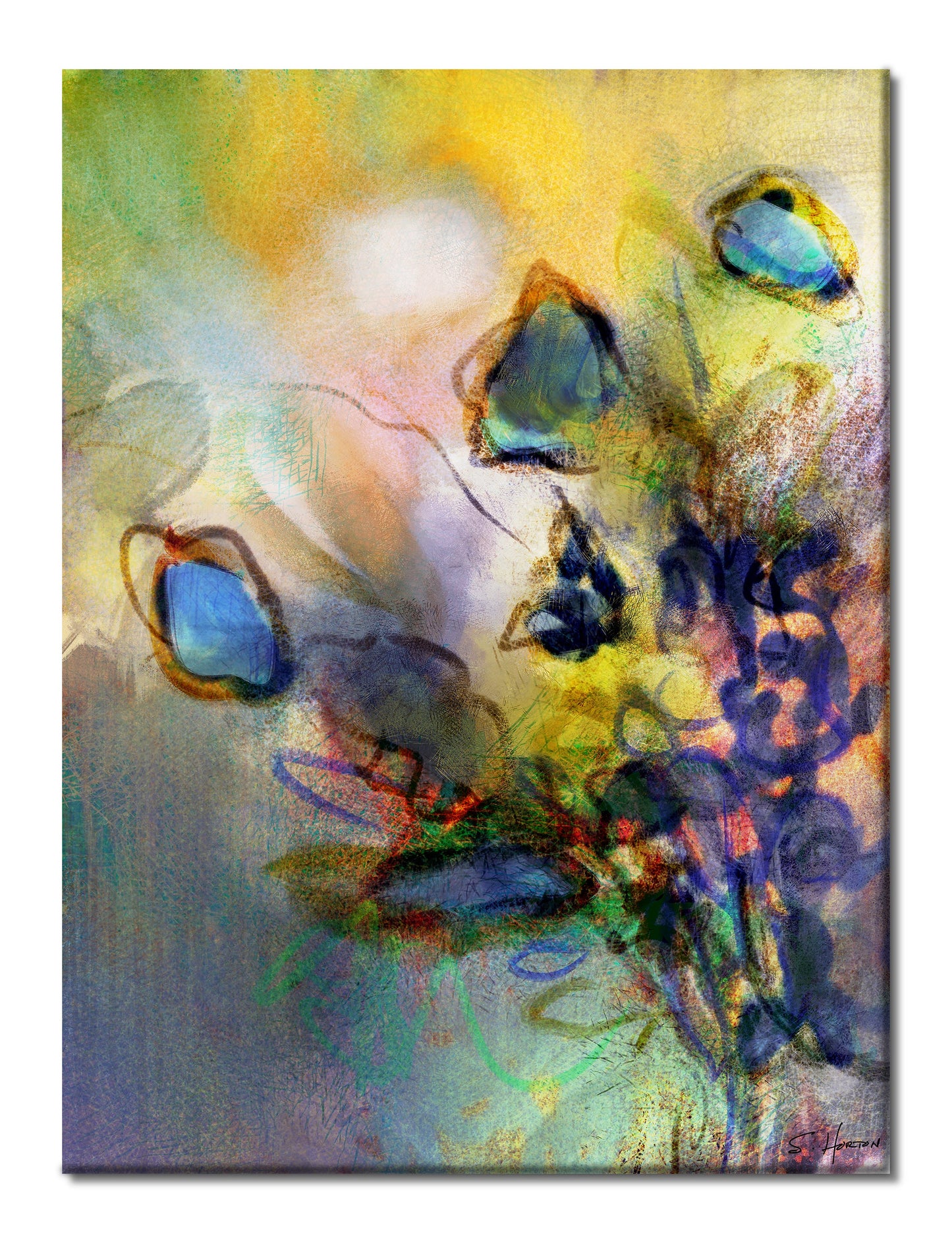 "A Beautiful Bouquet", Digital Art, Giclee on Canvas with Signature, High Quality Image, 30"x40", Limited Edition of 50