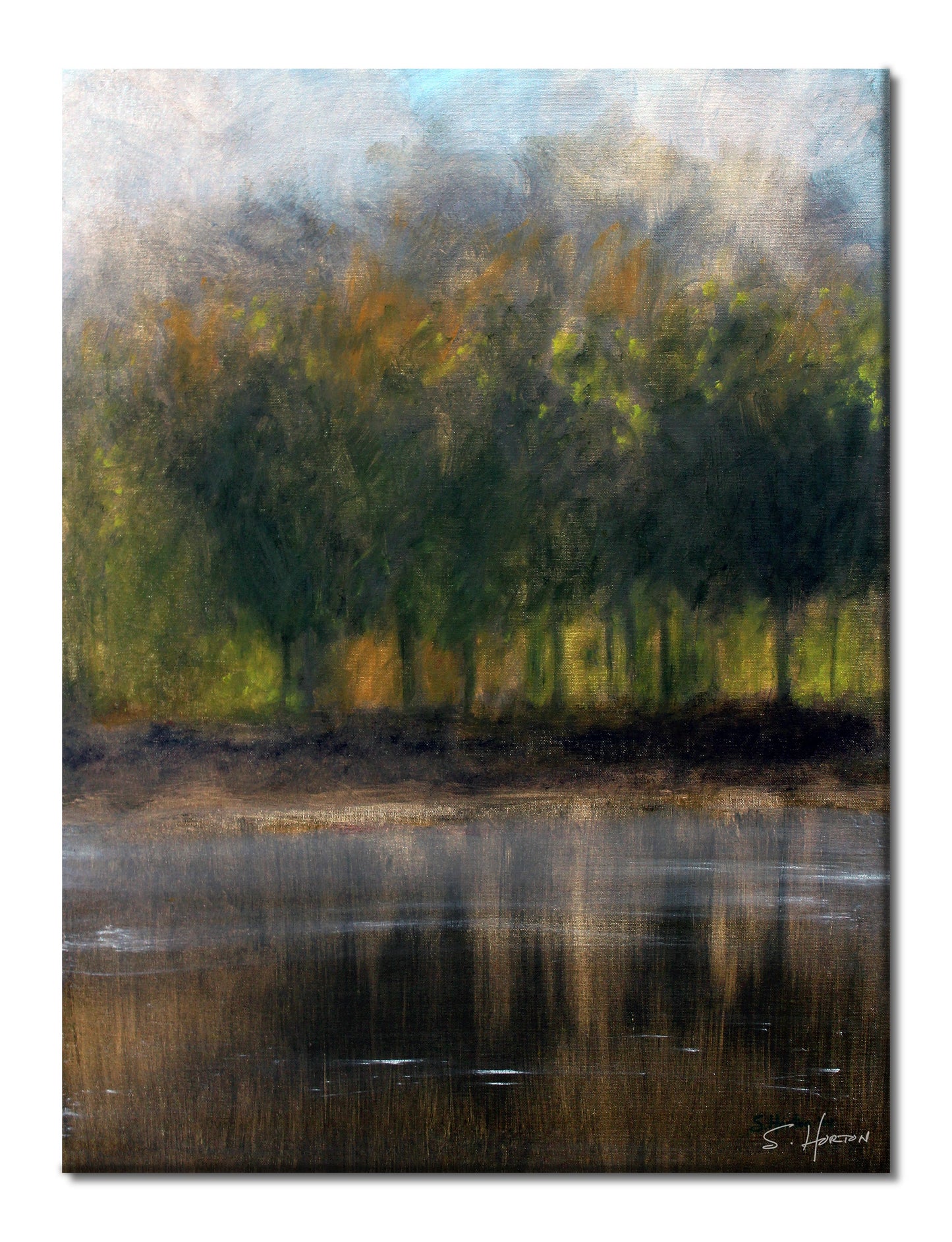 "Misty Morning", Fine Art, Giclée on Canvas with Signature, 30"x40", Limited Edition of 50