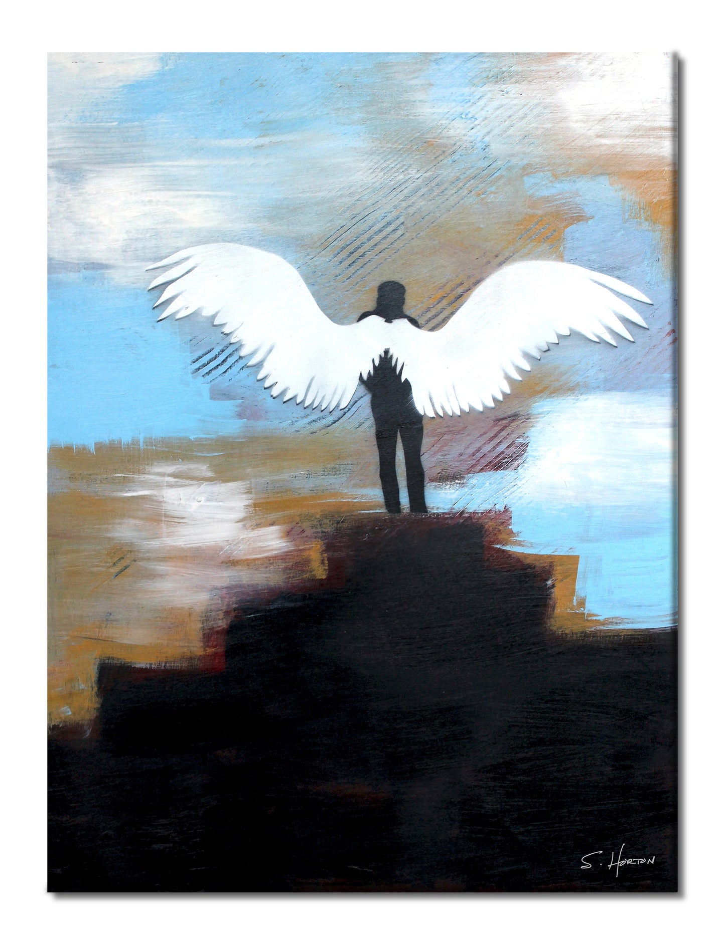 "Learning To Fly", Fine Art, Giclée on Canvas with Signature, 30"x40", Limited Edition of 50