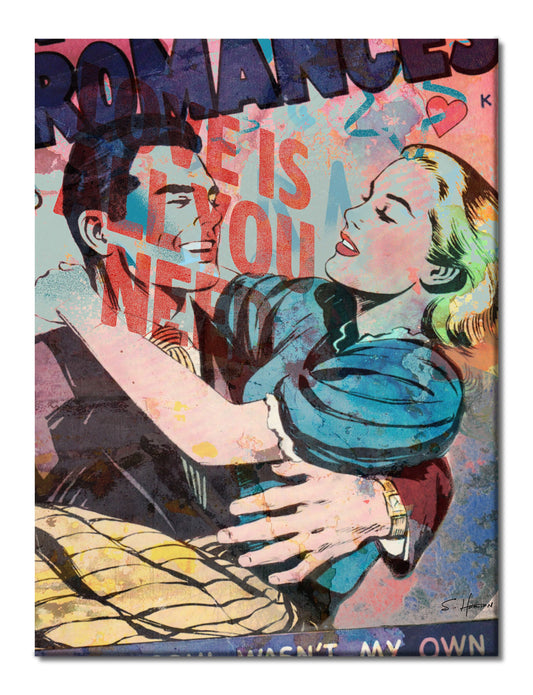 "Love Is All You Need", Neon Love Series, Digital Art, Giclée on Canvas with Signature, High Quality Image, 30"x40", Limited Edition of 50