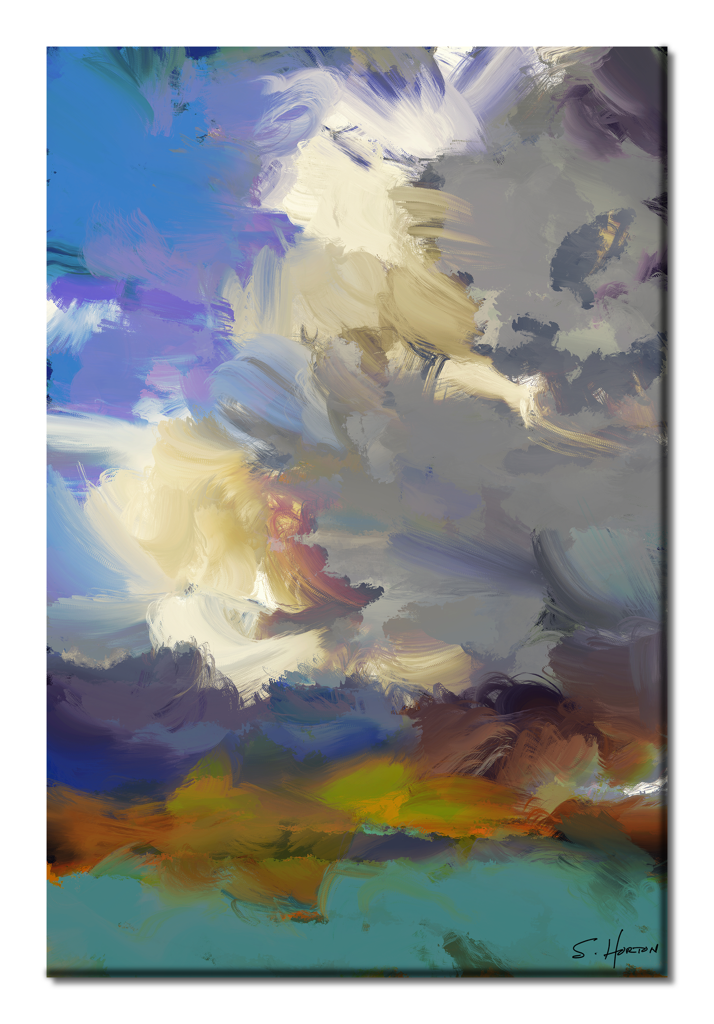 "Stormy Weather", Digital Art, Giclee on Canvas with Signature, High Quality Image, 24"x36" or 40"x60", Limited Edition of 50