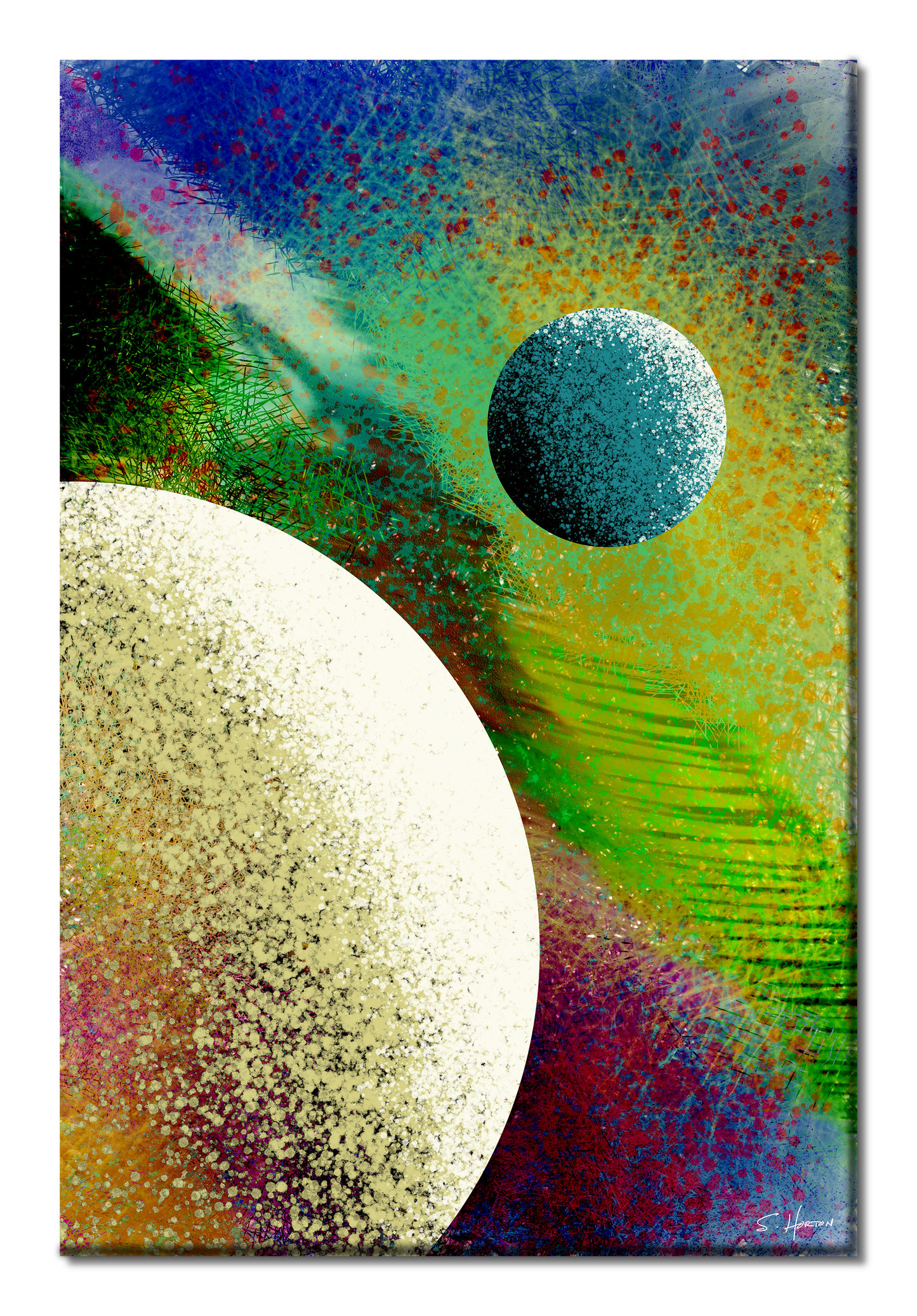 "Celestials", Digital Art, Giclée on Canvas with Signature, High Quality Image, 24"x36" or 40"x60", Limited Edition of 50