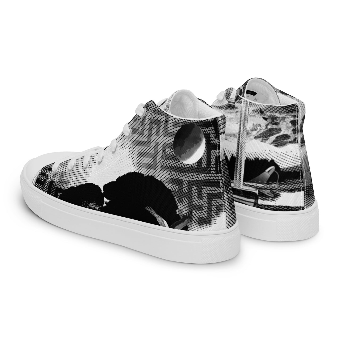 Dreamcatchers Series Men’s High Top Canvas Shoes