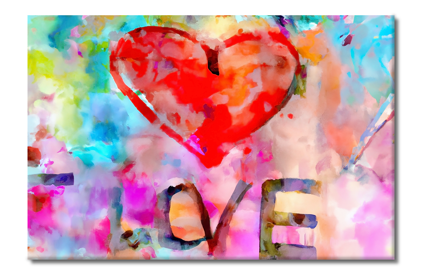 Love, Abstracts, Digital Art, Canvas Print, High Quality Image, For Home Decor & Interior Design