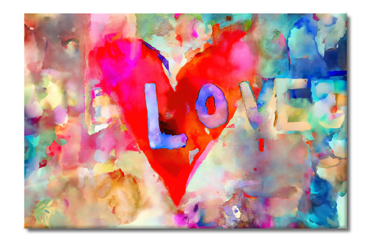 Love, Abstracts, Digital Art, Canvas Print, High Quality Image, For Home Decor & Interior Design