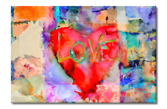 Love, Abstracts, Digital Art, Canvas Print, High Quality Image, For Home Decor & Interior Design