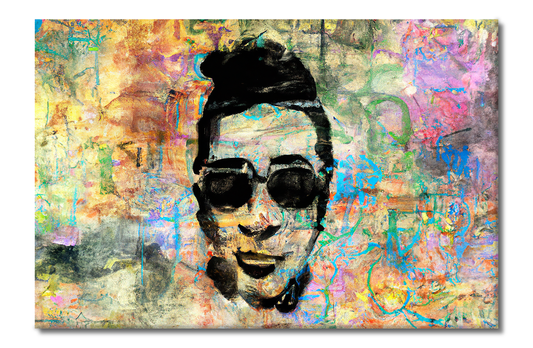 Portraits, Sunglasses, Digital Art, Canvas Print, High Quality Image, For Home Decor & Interior Design