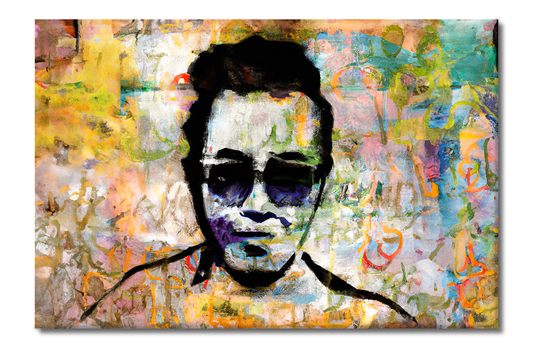 Portraits, Sunglasses, Digital Art, Canvas Print, High Quality Image, For Home Decor & Interior Design