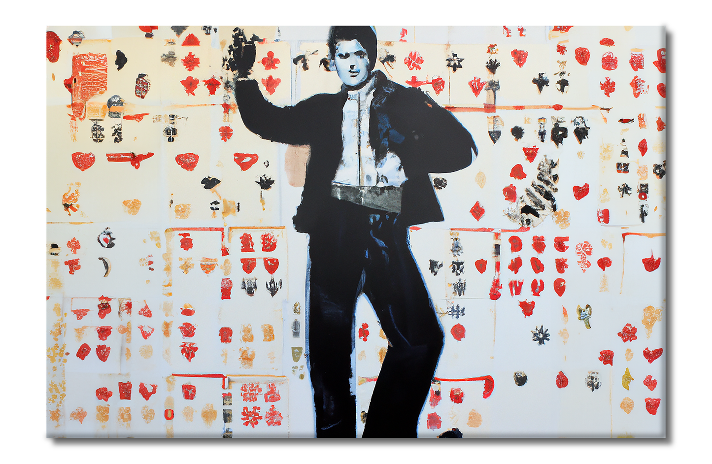 Viva Las Elvis, Portraits, Digital Art, Canvas Print, High Quality Image, For Home Decor & Interior Design