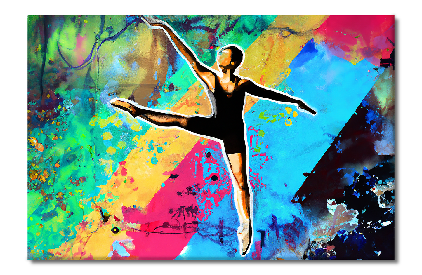 Ballerina, Portraits, Digital Art, Canvas Print, High Quality Image, For Home Decor & Interior Design