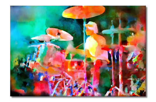 Drummer, Portraits, Digital Art, Canvas Print, High Quality Image, For Home Decor & Interior Design