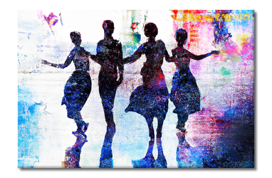 Urban Dance, Urban Vibes, Digital Art, Canvas Print, High Quality Image, For Home Decor & Interior Design