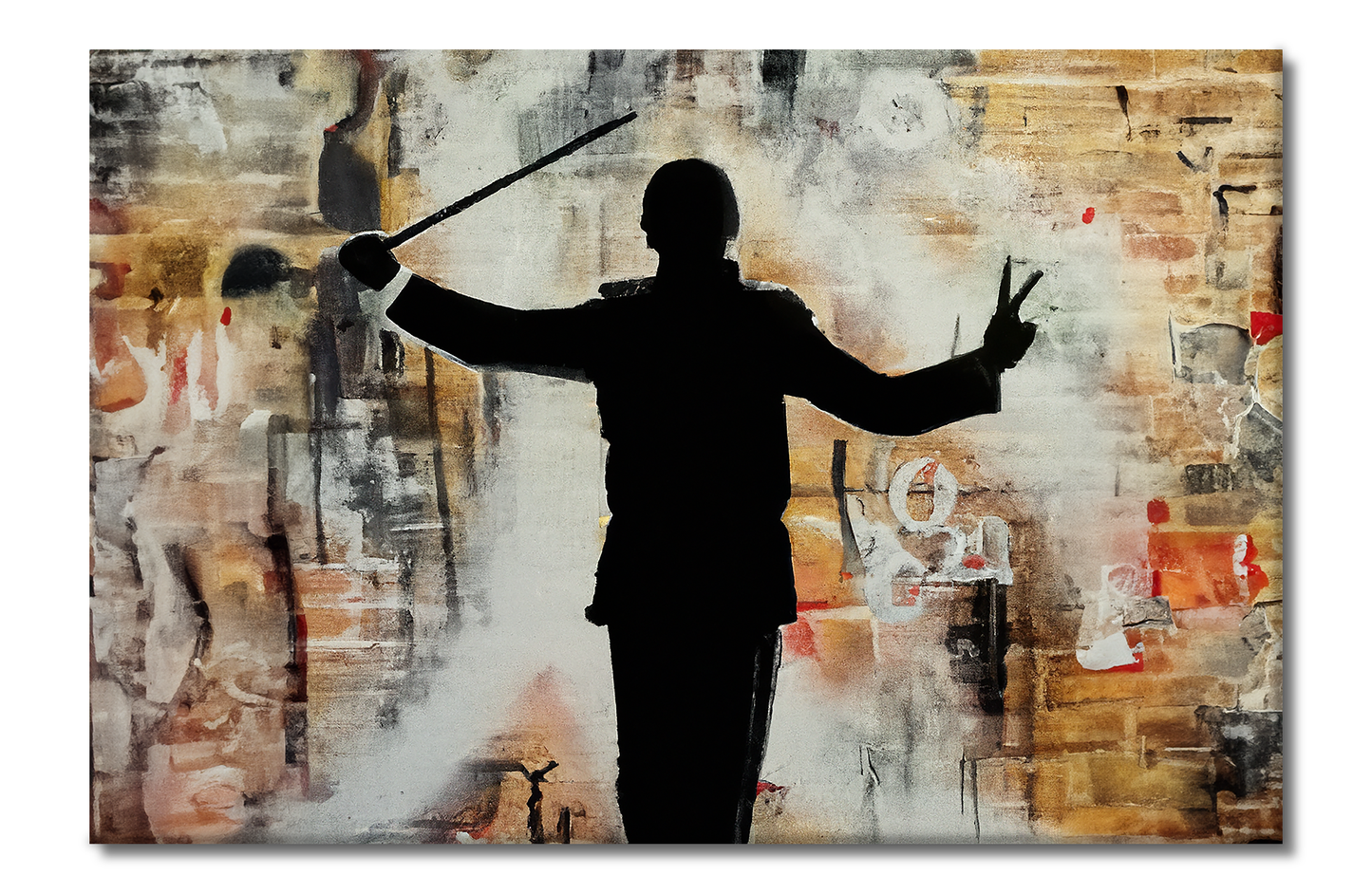 Urban Symphony, Urban Vibes, Digital Art, Canvas Print, High Quality Image, For Home Decor & Interior Design