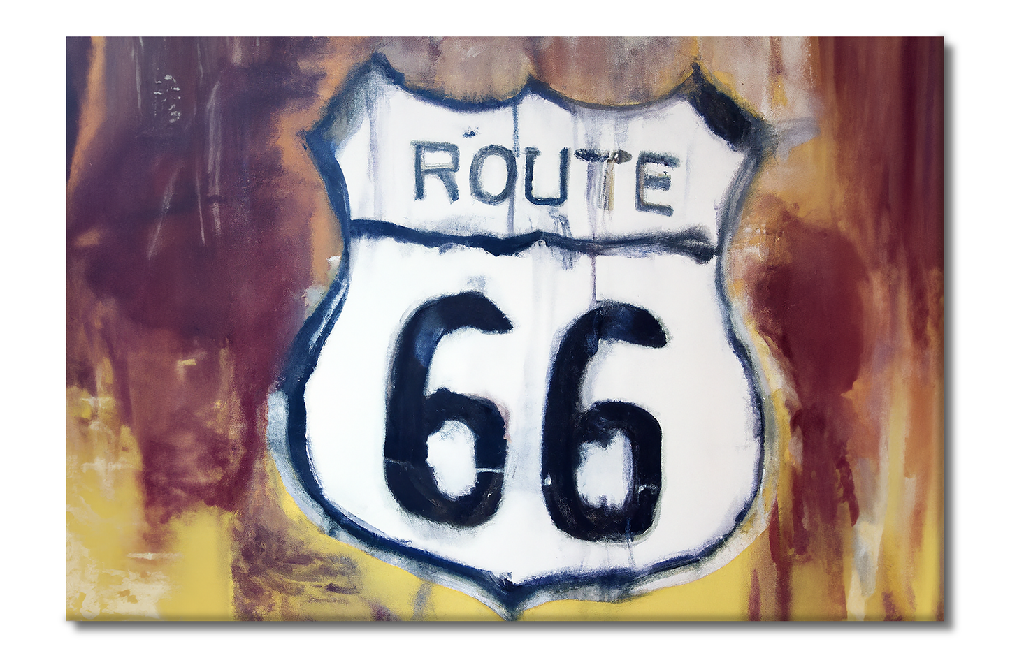 Route 66 Series, Digital Art, Canvas Print, High Quality Image, For Home Decor & Interior Design