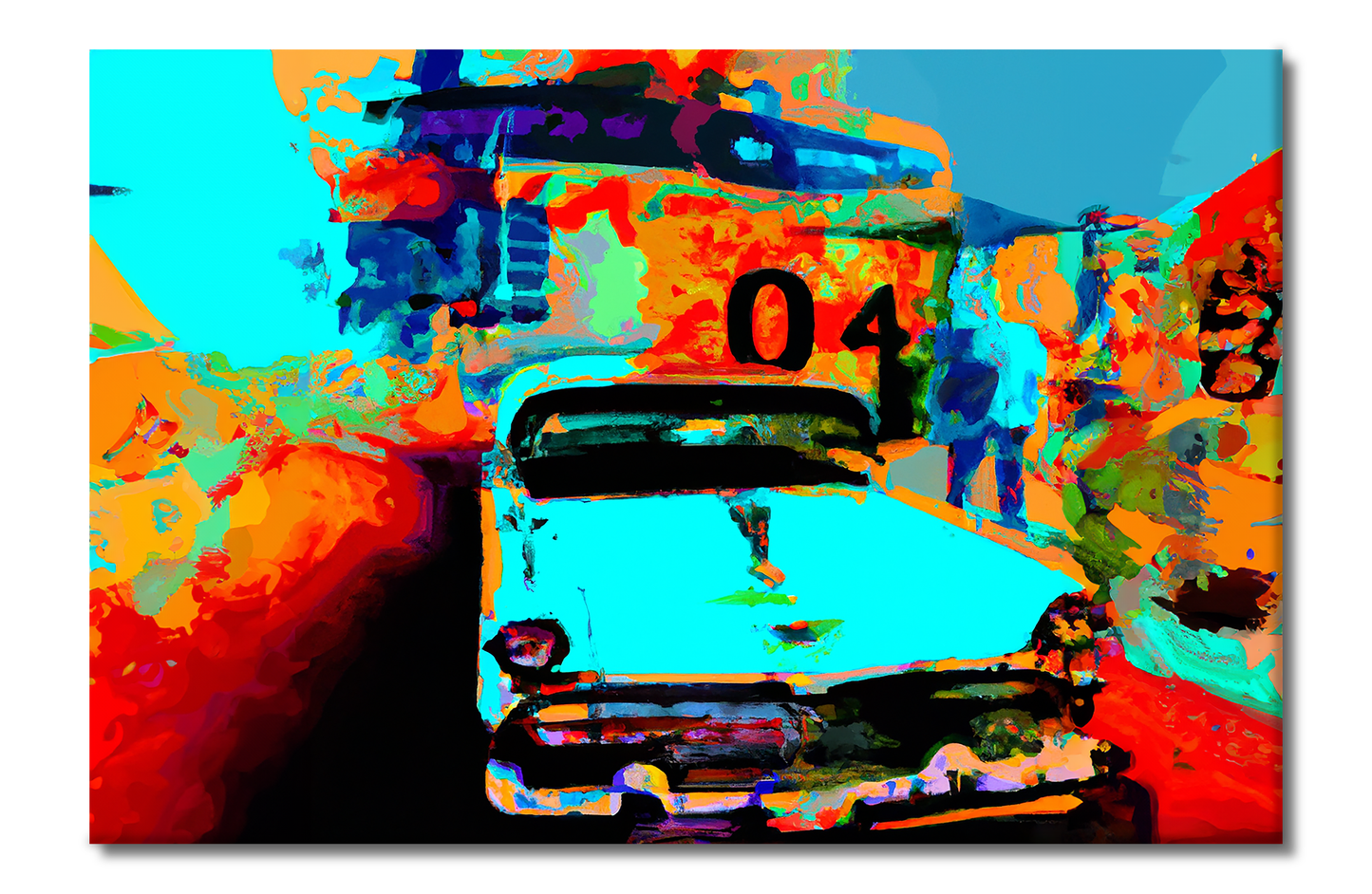 Route 66 Series, Digital Art, Canvas Print, High Quality Image, For Home Decor & Interior Design