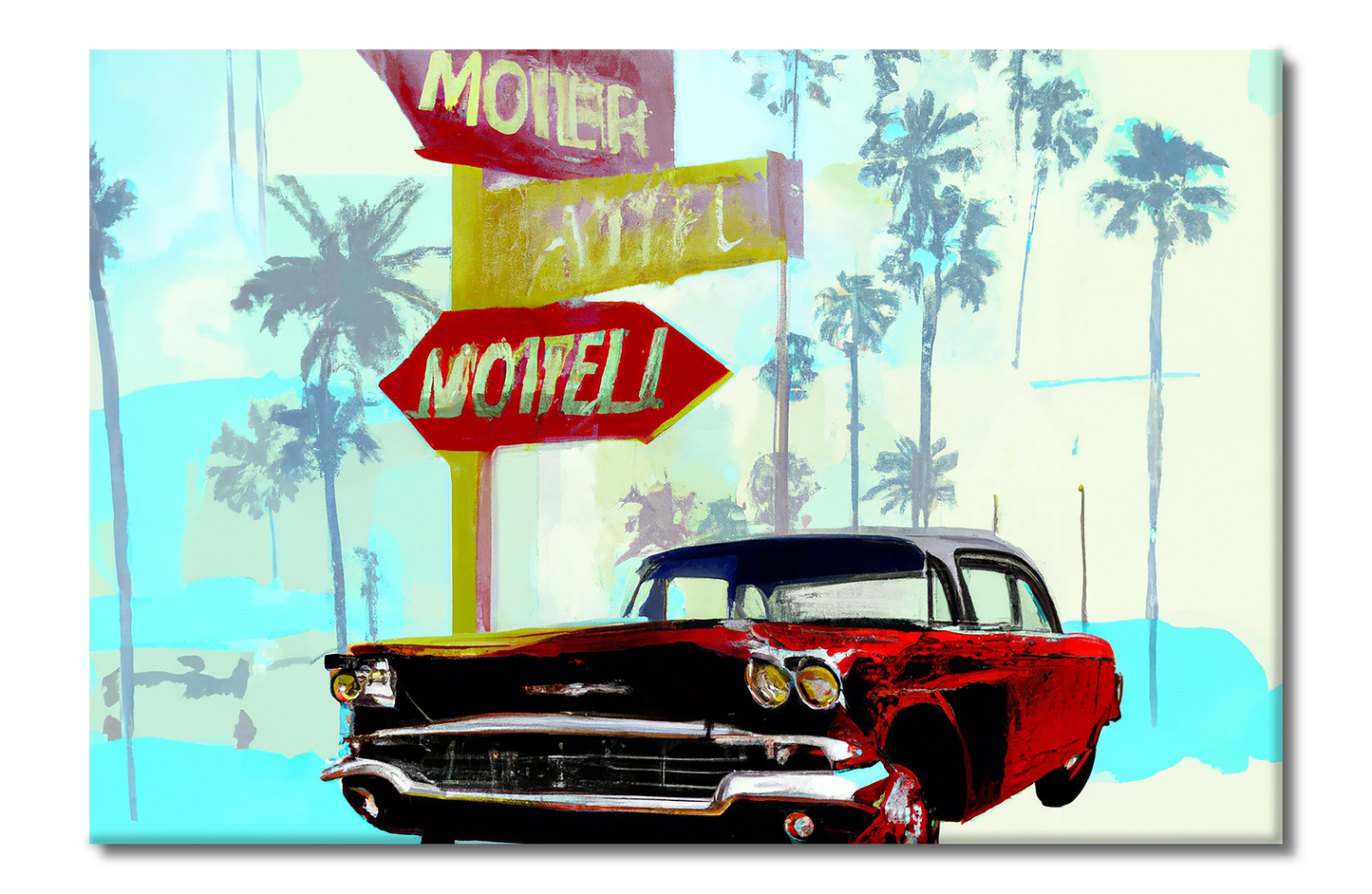 Route 66 Series, Digital Art, Canvas Print, High Quality Image, For Home Decor & Interior Design