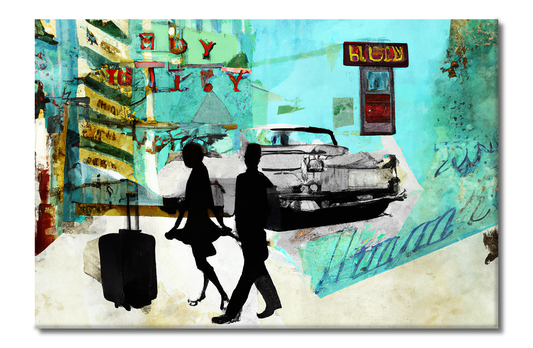 Route 66 Series, Digital Art, Canvas Print, High Quality Image, For Home Decor & Interior Design