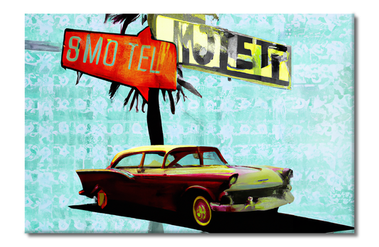 Route 66 Series, Digital Art, Canvas Print, High Quality Image, For Home Decor & Interior Design