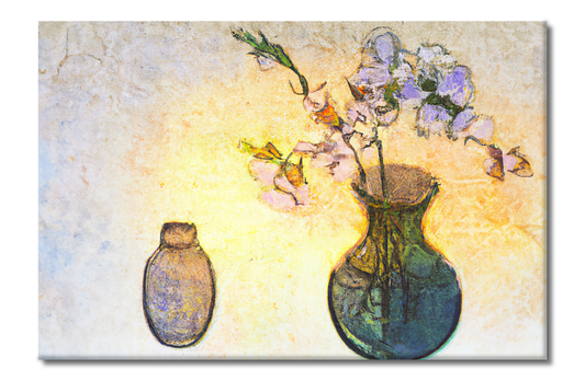 Flower Vase, Scenics, Digital Art, Canvas Print, High Quality Image, For Home Decor & Interior Design