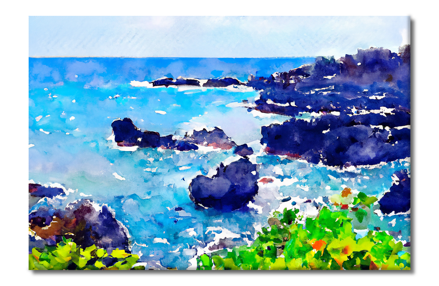 Hana Beach, Maui, Scenics, Digital Art, Canvas Print, High Quality Image, For Home Decor & Interior Design