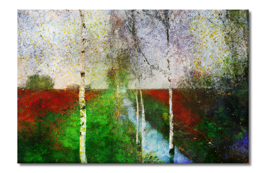 Tall Birches, Scenics, Digital Art, Canvas Print, High Quality Image, For Home Decor & Interior Design