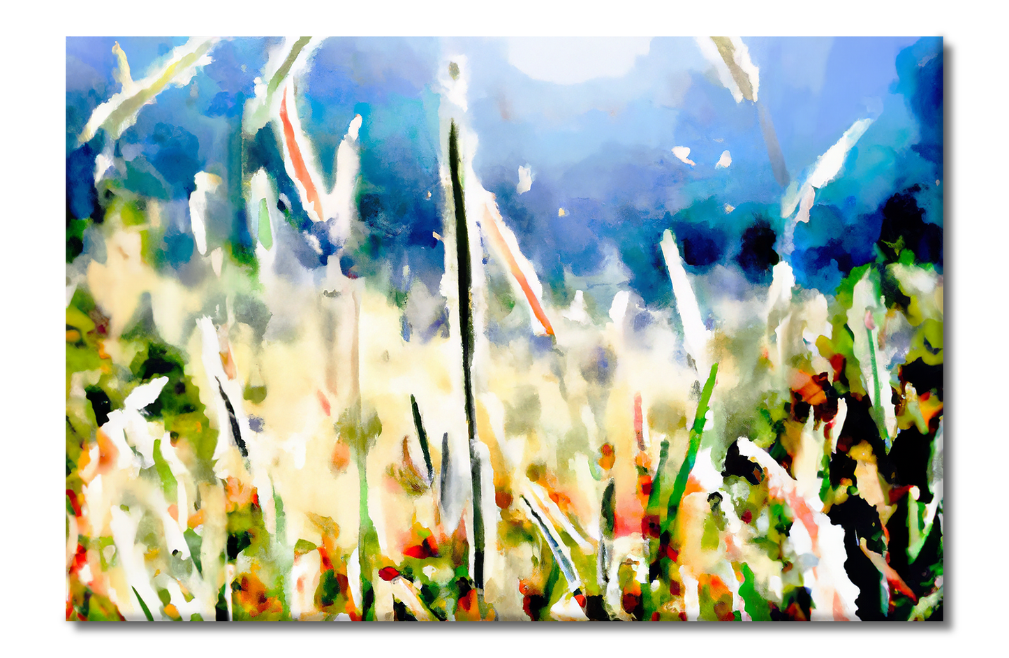 Fields of Tall Grass, Scenics, Digital Art, Canvas Print, High Quality Image, For Home Decor & Interior Design