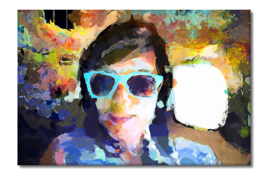 Portraits, Sunglasses, Digital Art, Canvas Print, High Quality Image, For Home Decor & Interior Design