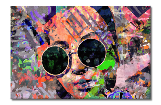 She Vibes, Sunglasses, Digital Art, Canvas Print, High Quality Image, For Home Decor & Interior Design