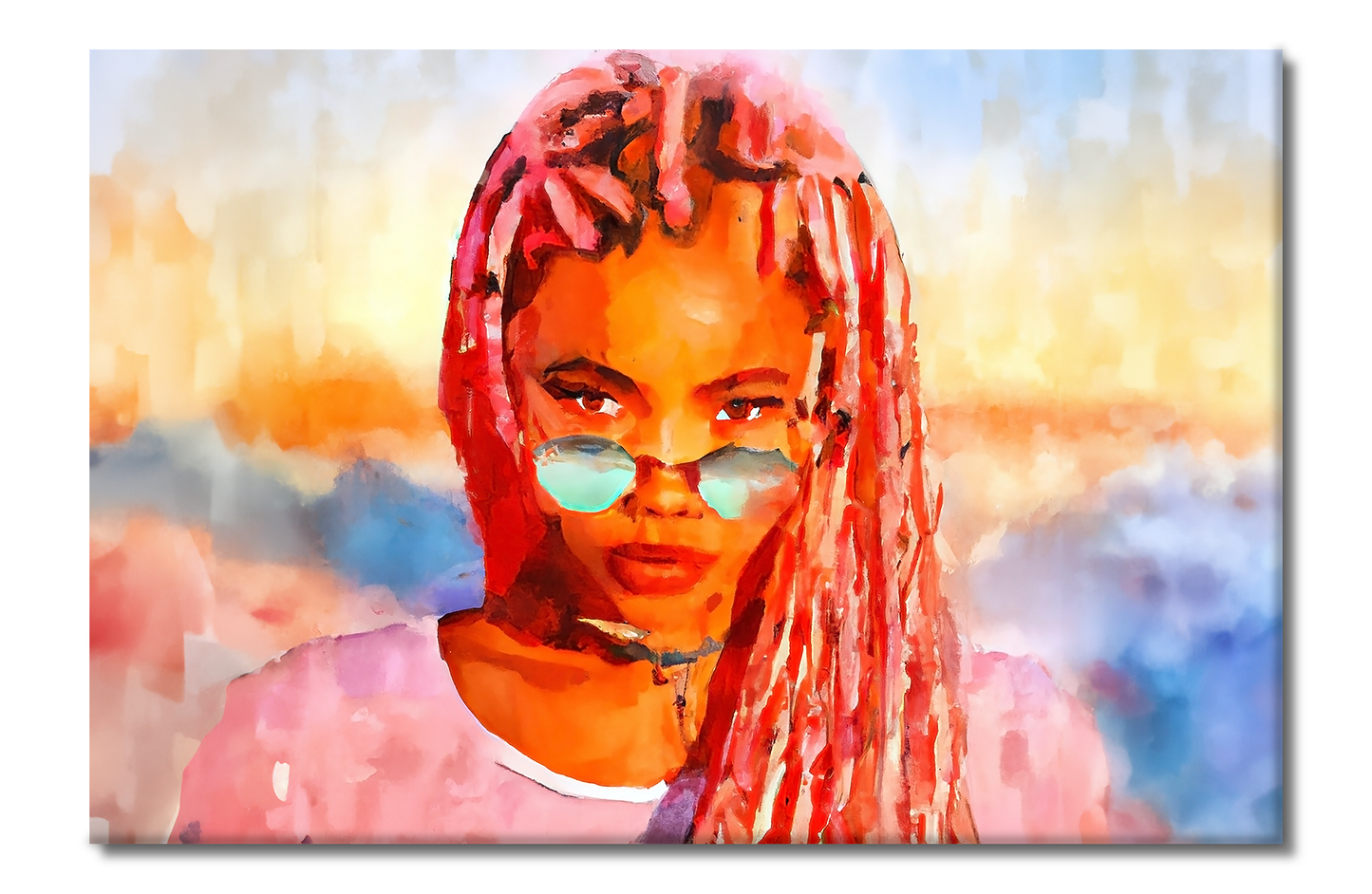 She Vibes, Digital Art, Canvas Print, High Quality Image, For Home Decor & Interior Design