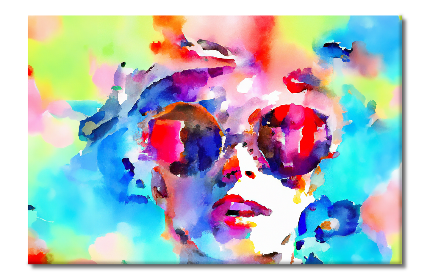 She Vibes, Sunglasses, Digital Art, Canvas Print, High Quality Image, For Home Decor & Interior Design