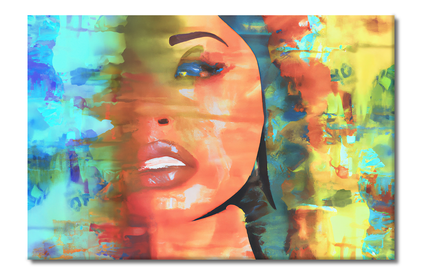 She Vibes, Digital Art, Canvas Print, High Quality Image, For Home Decor & Interior Design