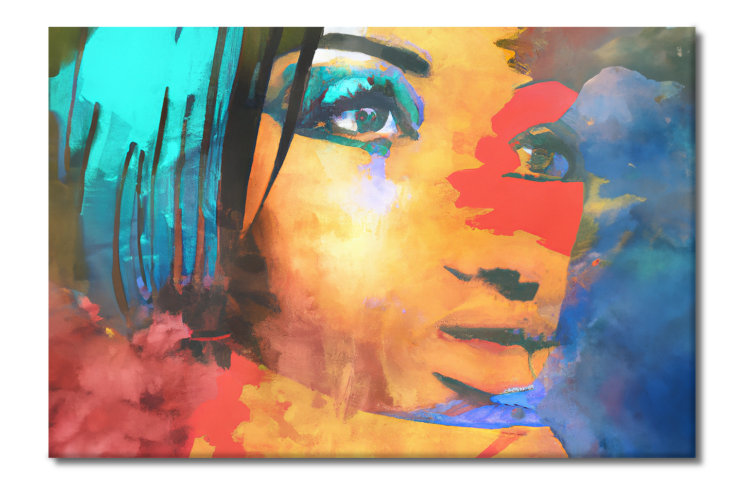 She Vibes, Digital Art, Canvas Print, High Quality Image, For Home Decor & Interior Design