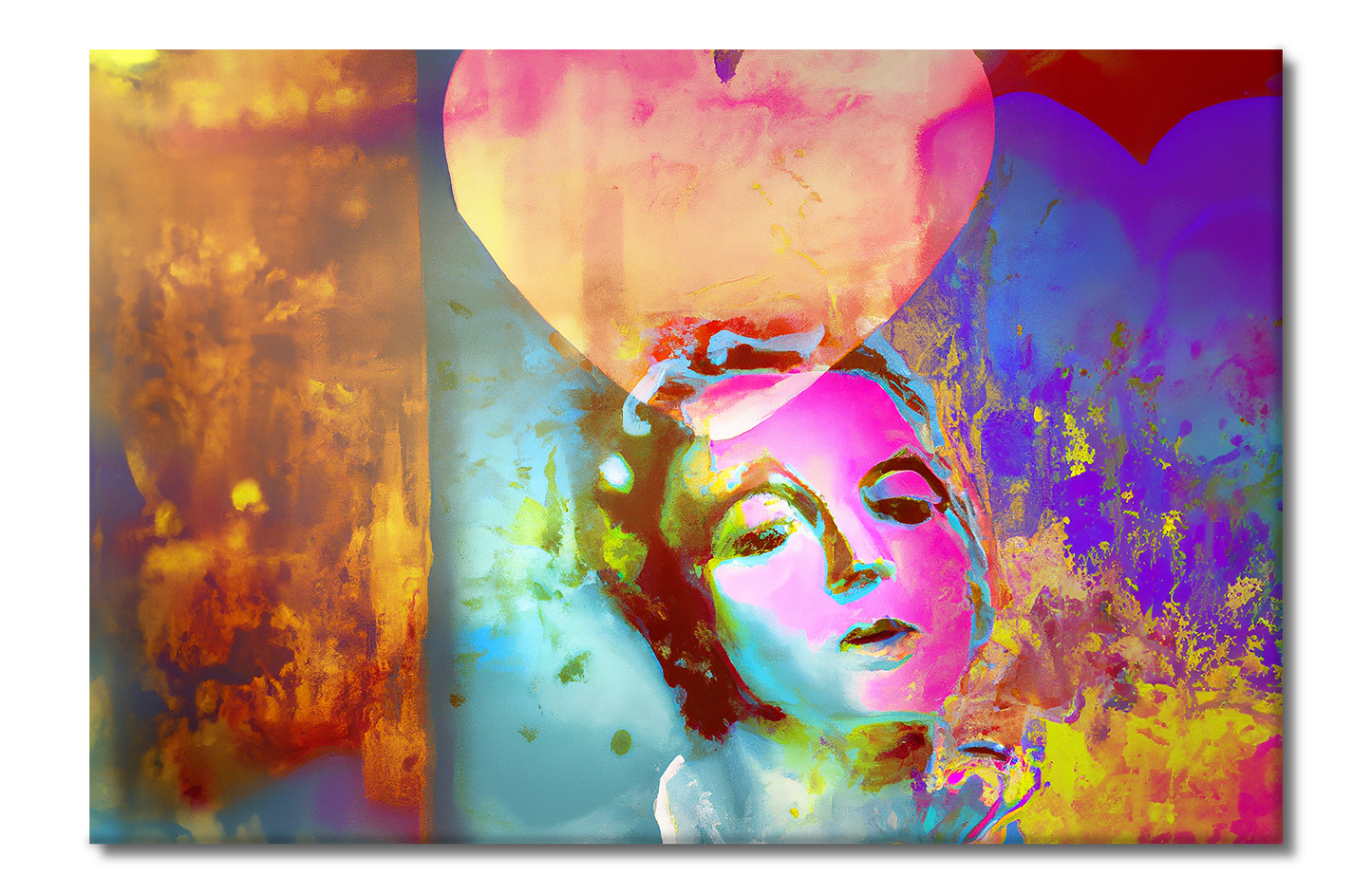 She Vibes, Digital Art, Canvas Print, High Quality Image, For Home Decor & Interior Design