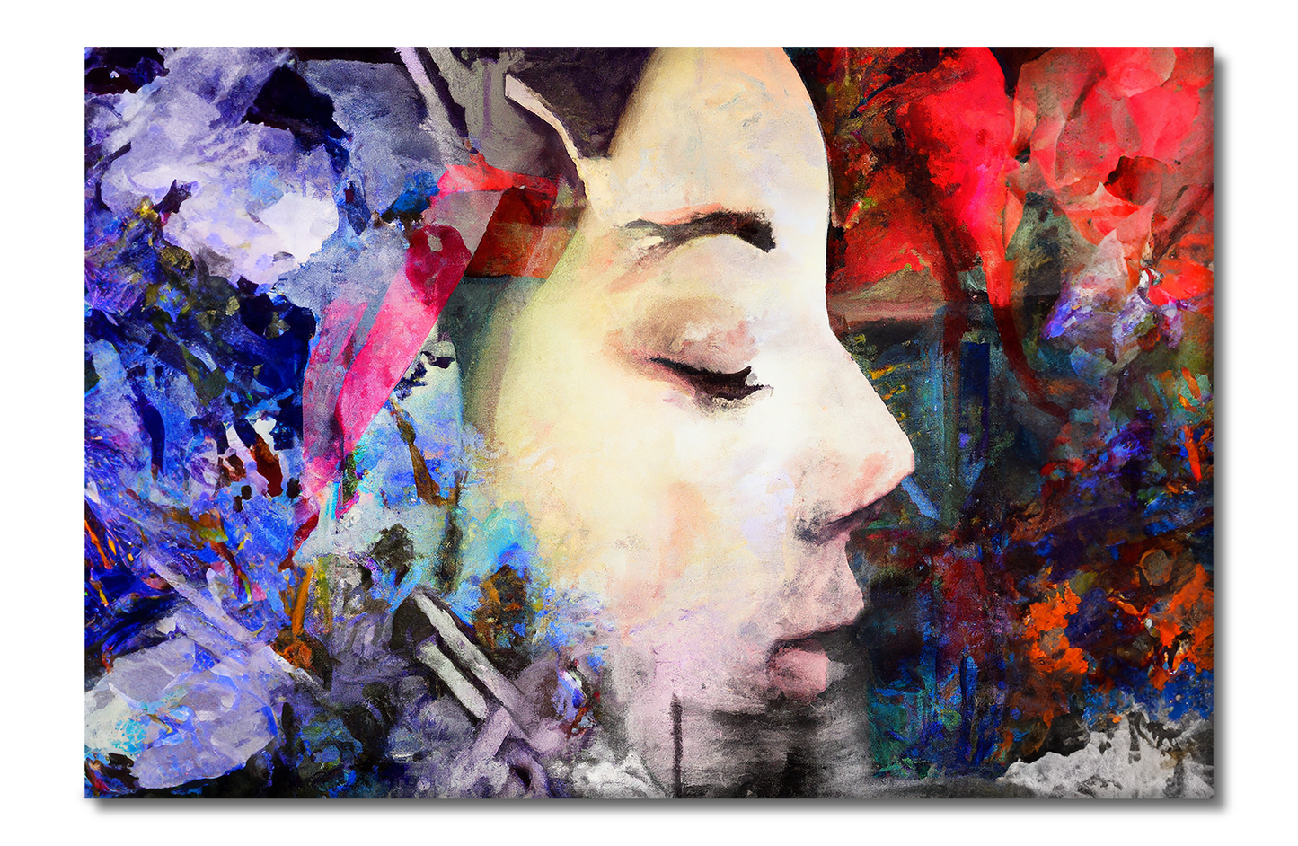 She Vibes, Digital Art, Canvas Print, High Quality Image, For Home Decor & Interior Design