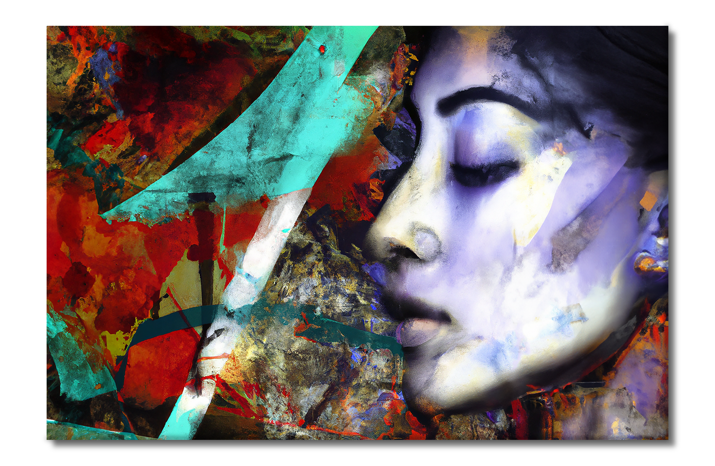 She Vibes, Digital Art, Canvas Print, High Quality Image, For Home Decor & Interior Design