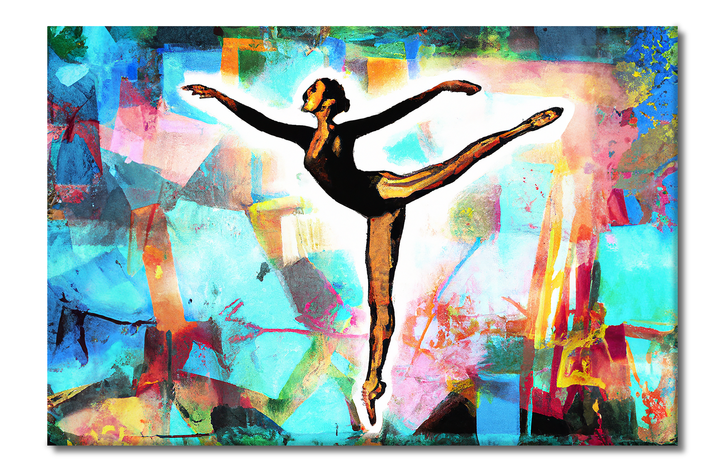 Ballet Dancer, She Vibes, Digital Art, Canvas Print, High Quality Image, For Home Decor & Interior Design