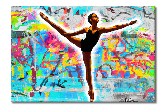 Ballet Dancer, She Vibes, Digital Art, Canvas Print, High Quality Image, For Home Decor & Interior Design