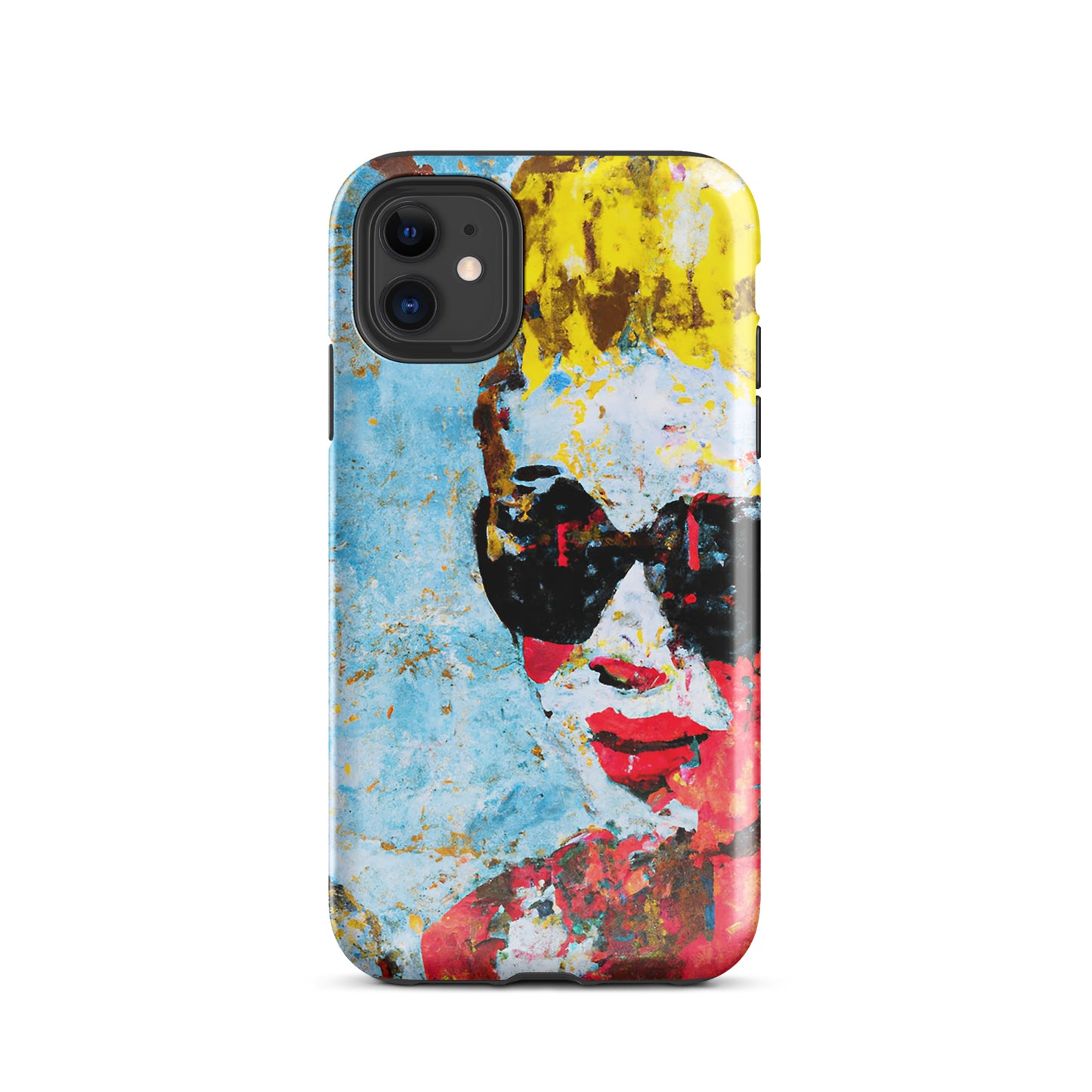 1058: She Vibes, Abstract, Tough Case for iPhone® (for models 11-15)