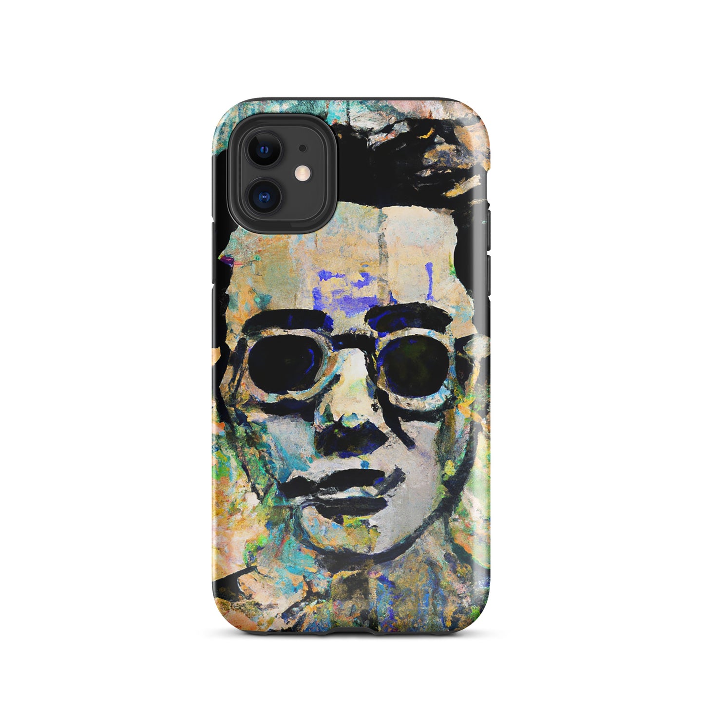 1064: Urban Vibes, Portrait, Abstract, Tough Case for iPhone® (for models 11-15)