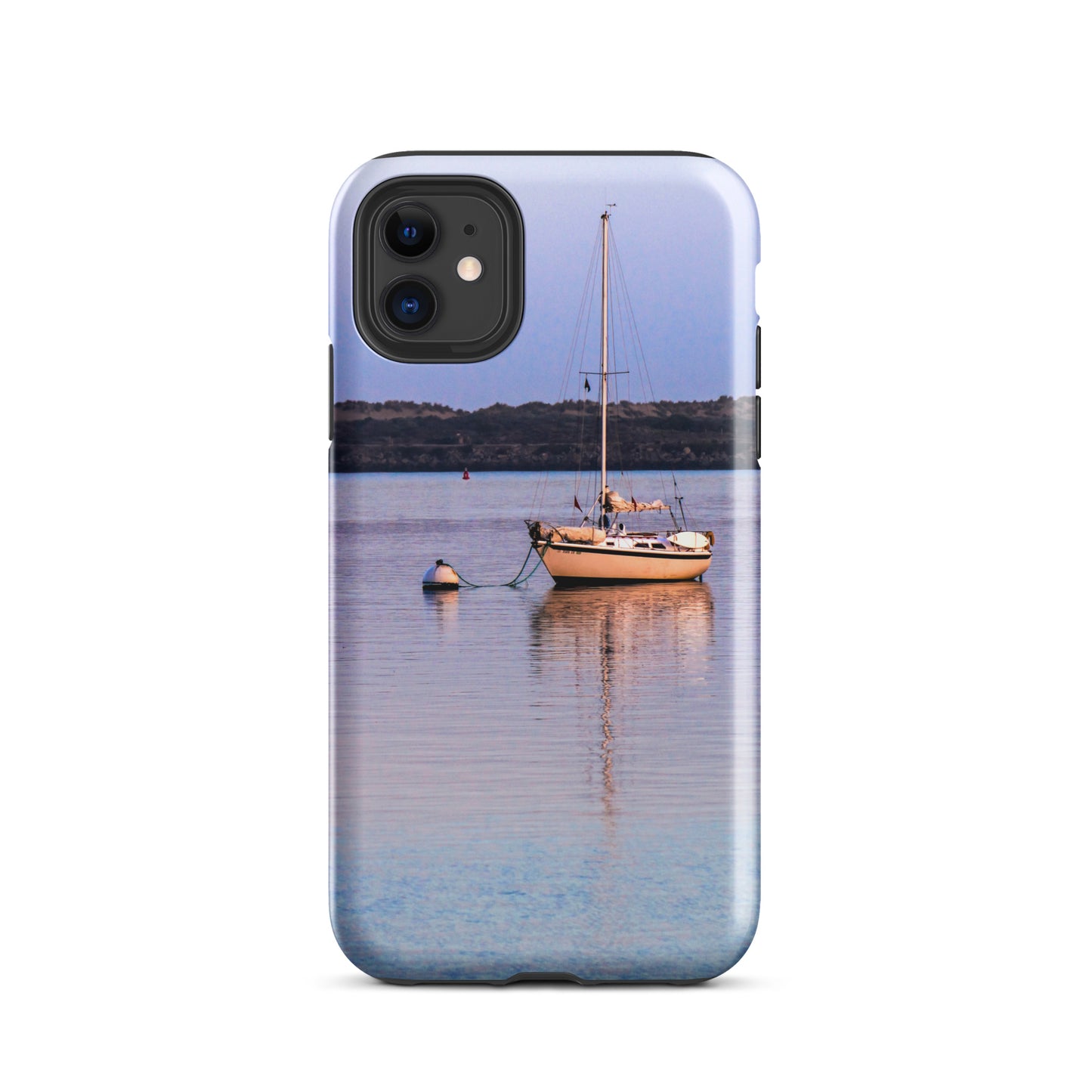 1053: Sailboat Morro Bay California Photo Tough Case for iPhone® (for models 11-15)