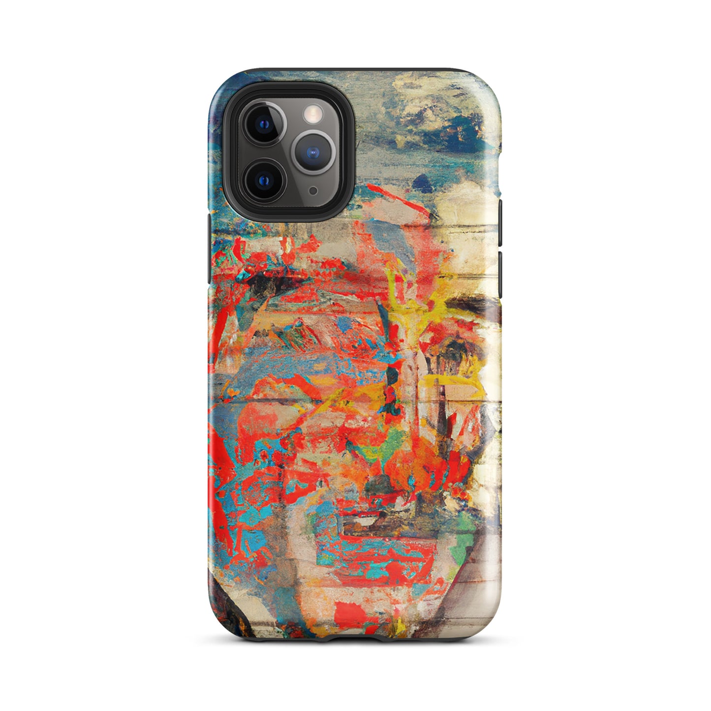 1033: Neon Love Series Tough Case for iPhone® (for models 11-15)