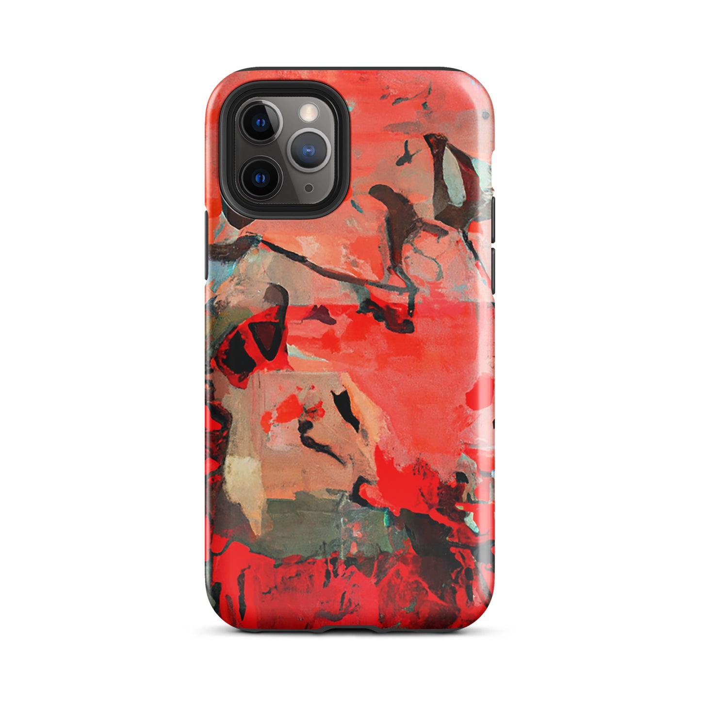 1036: Neon Love Series Tough Case for iPhone® (for models 11-15)