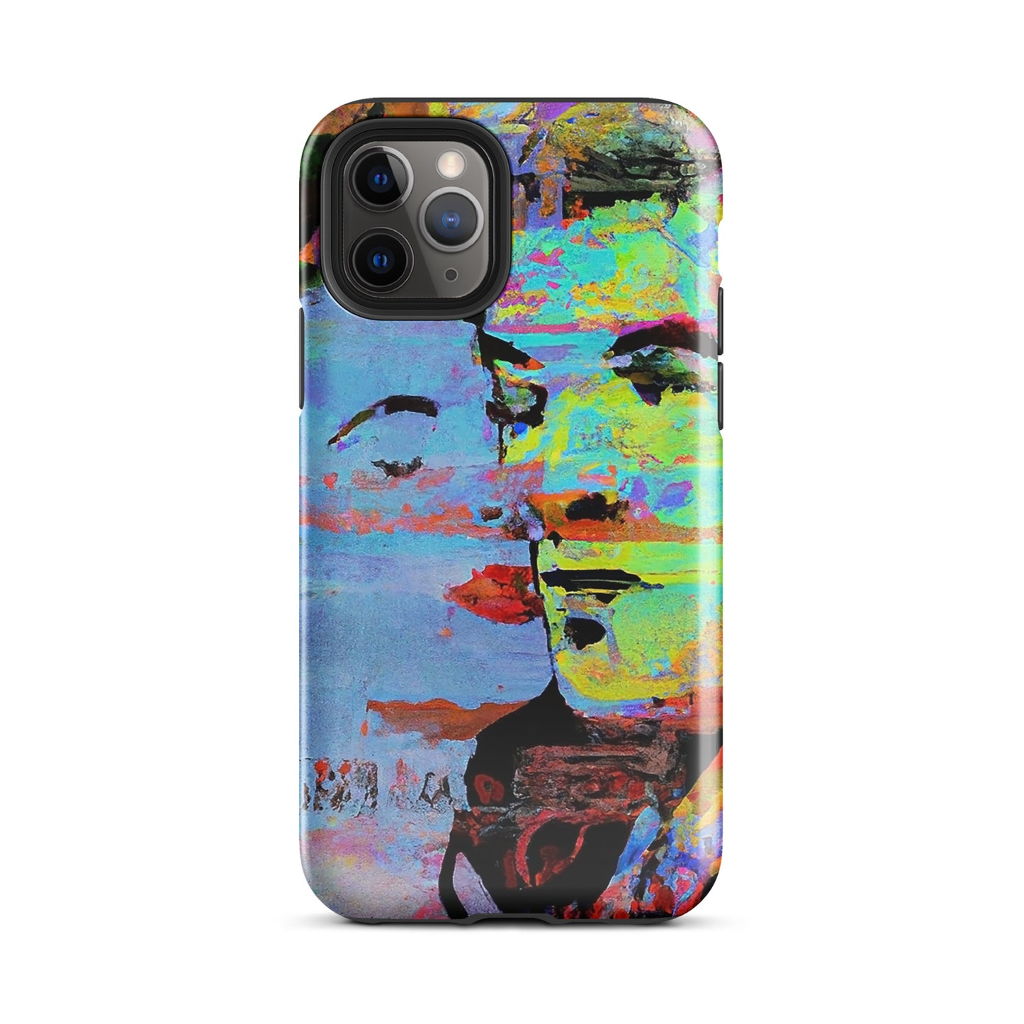 1038: Neon Love Series Tough Case for iPhone® (for models 11-15)