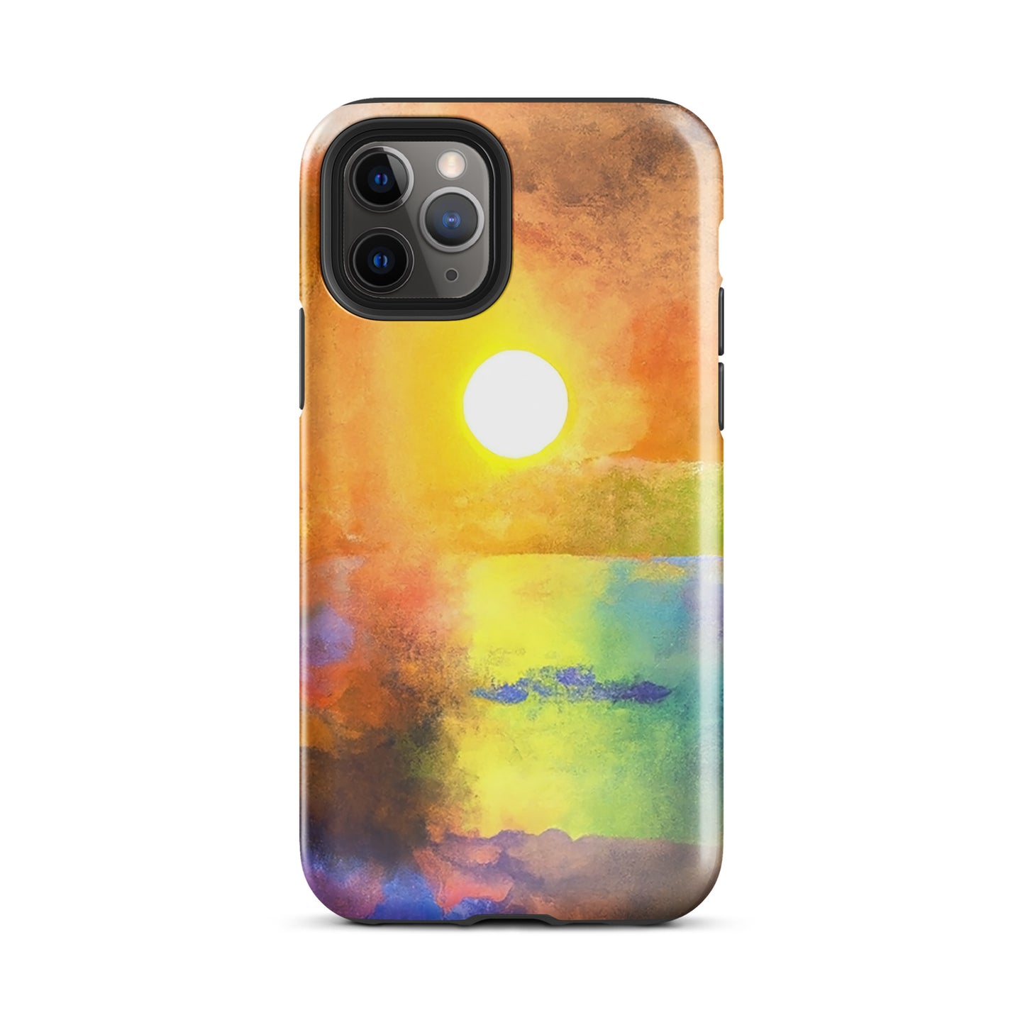 1056: Sunrise Sunset, Scenics, Tough Case for iPhone® (for models 11-15)