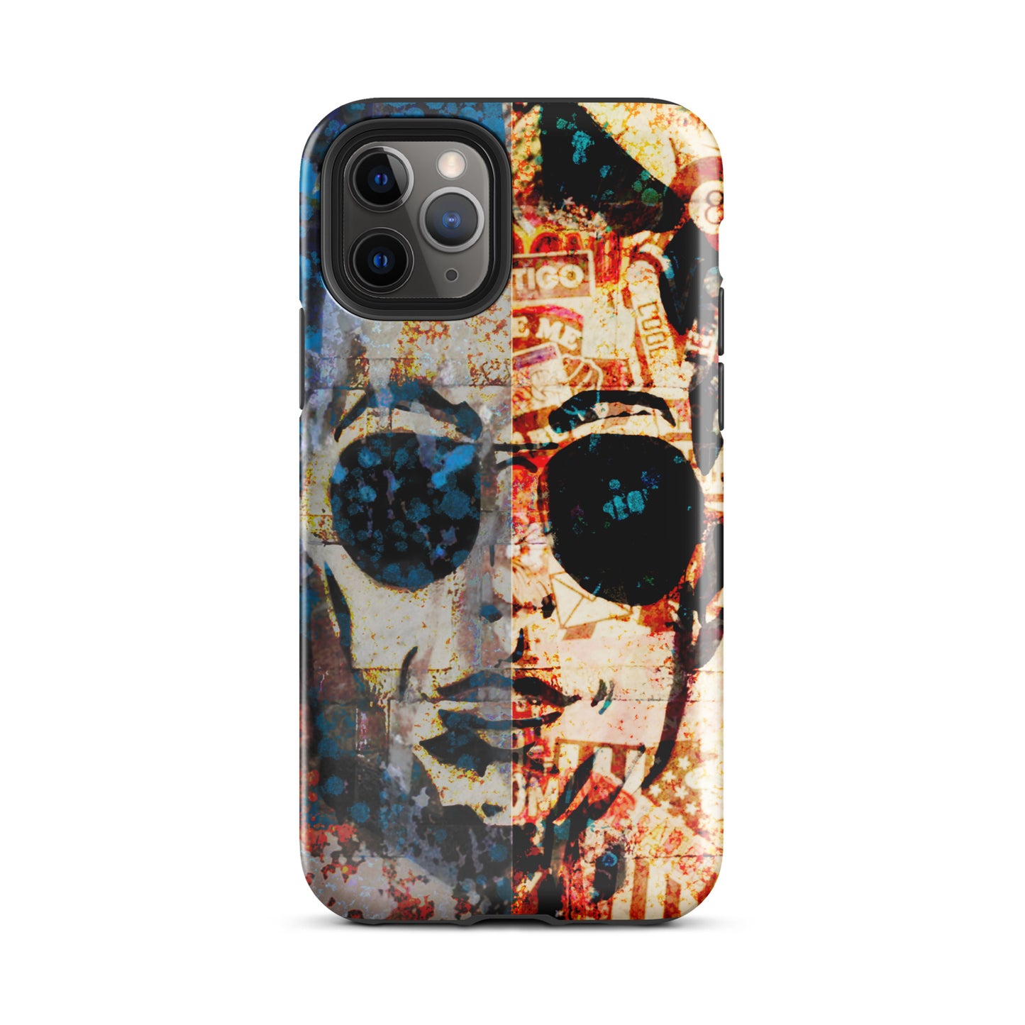 1065: Urban Vibes, Portrait, Abstract, Tough Case for iPhone® (for models 11-15)