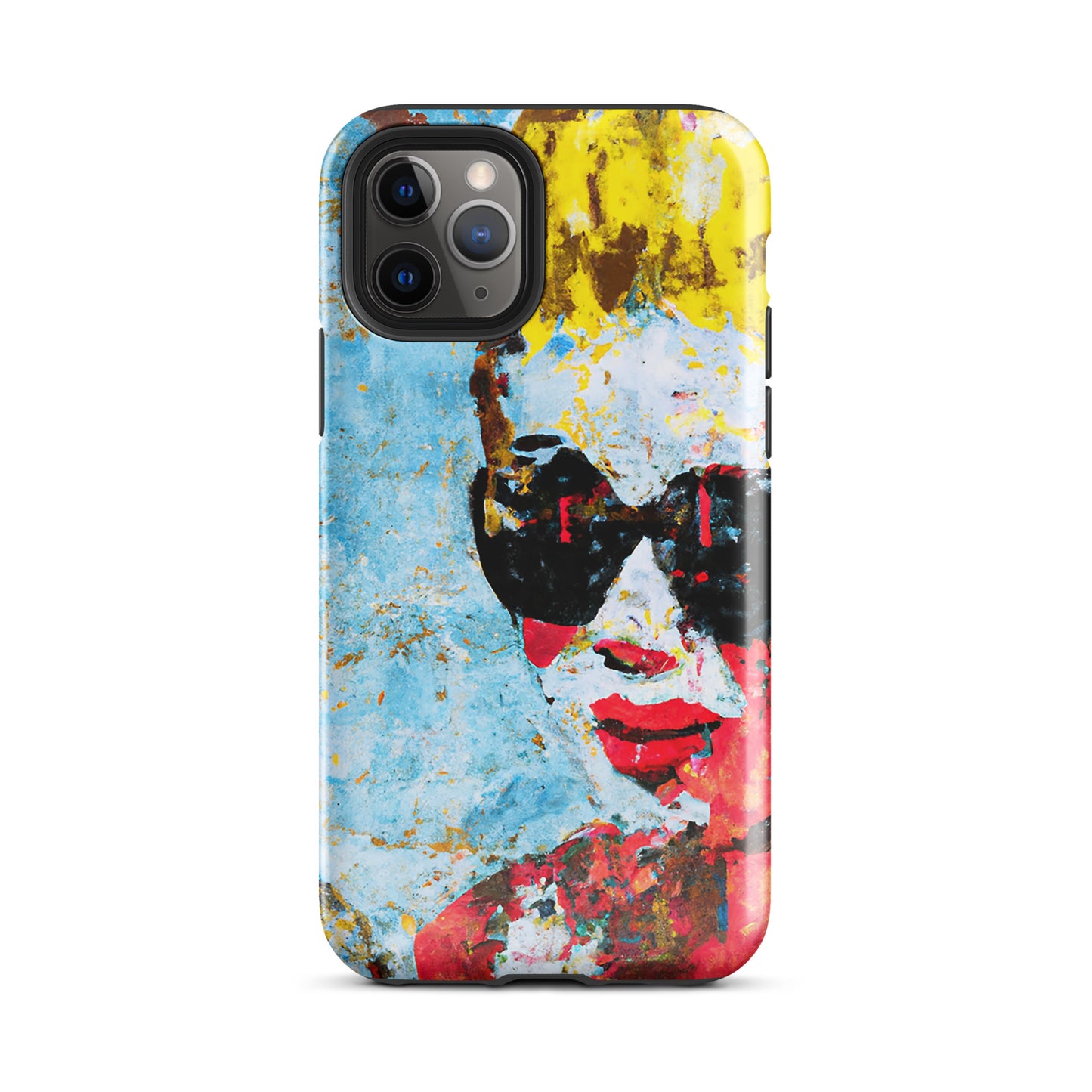 1058: She Vibes, Abstract, Tough Case for iPhone® (for models 11-15)