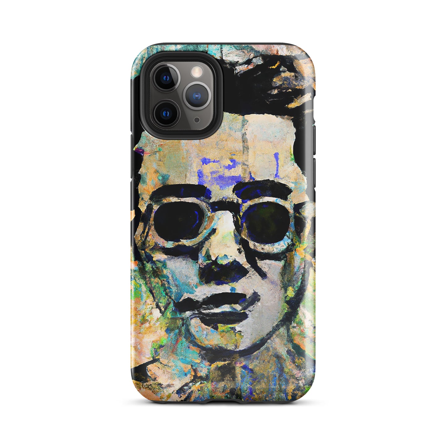 1064: Urban Vibes, Portrait, Abstract, Tough Case for iPhone® (for models 11-15)